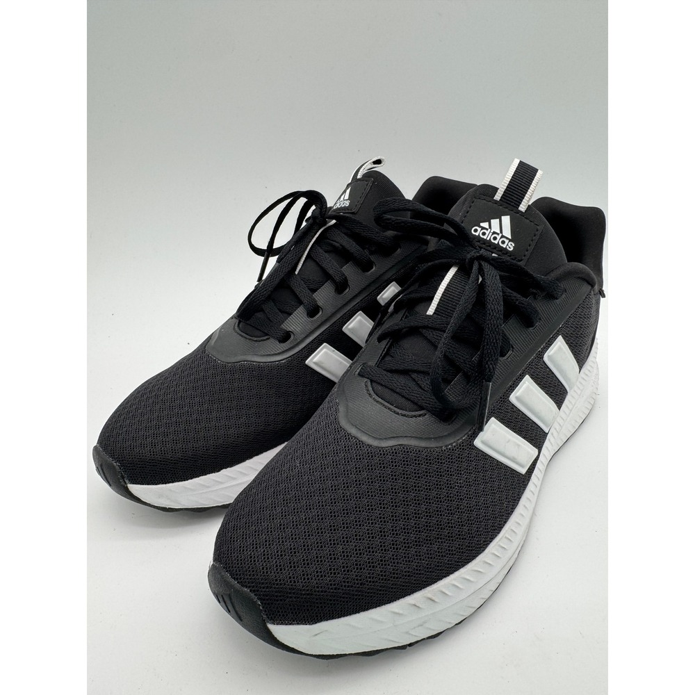 Adidas Men's Cloudfoam Running Shoes Size 8.5 Black White‎ Athletic Sneakers